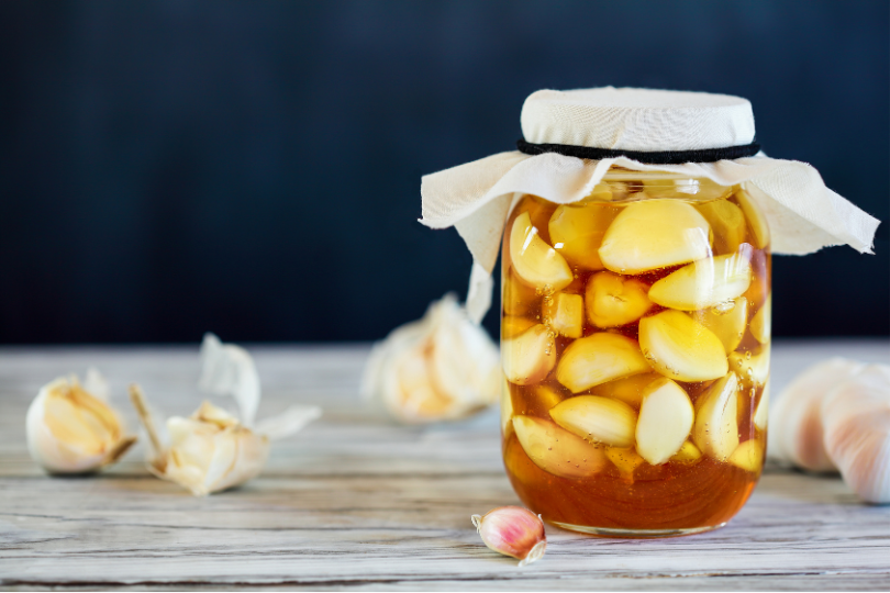 Fermented Honey Garlic for gut health and energy